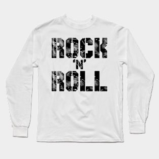 rock n roll logo Long Sleeve T-Shirt